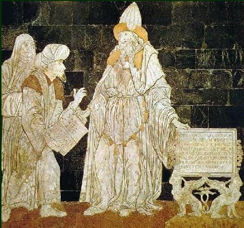 Moses speaking to Hermes