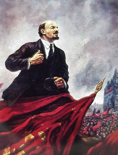 the myth of Lenin as fearless leader of the masses