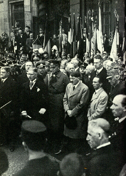 Hitler with his political and financial backers